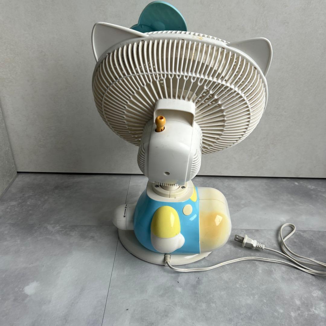 ハローキティ　扇風機　2003年　水色　レア