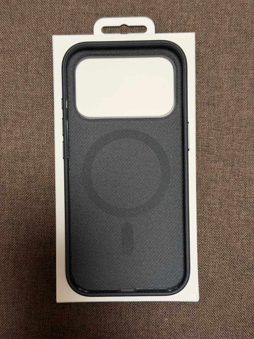 試着のみiPhone 17 Pro TechWoven Case ブラック