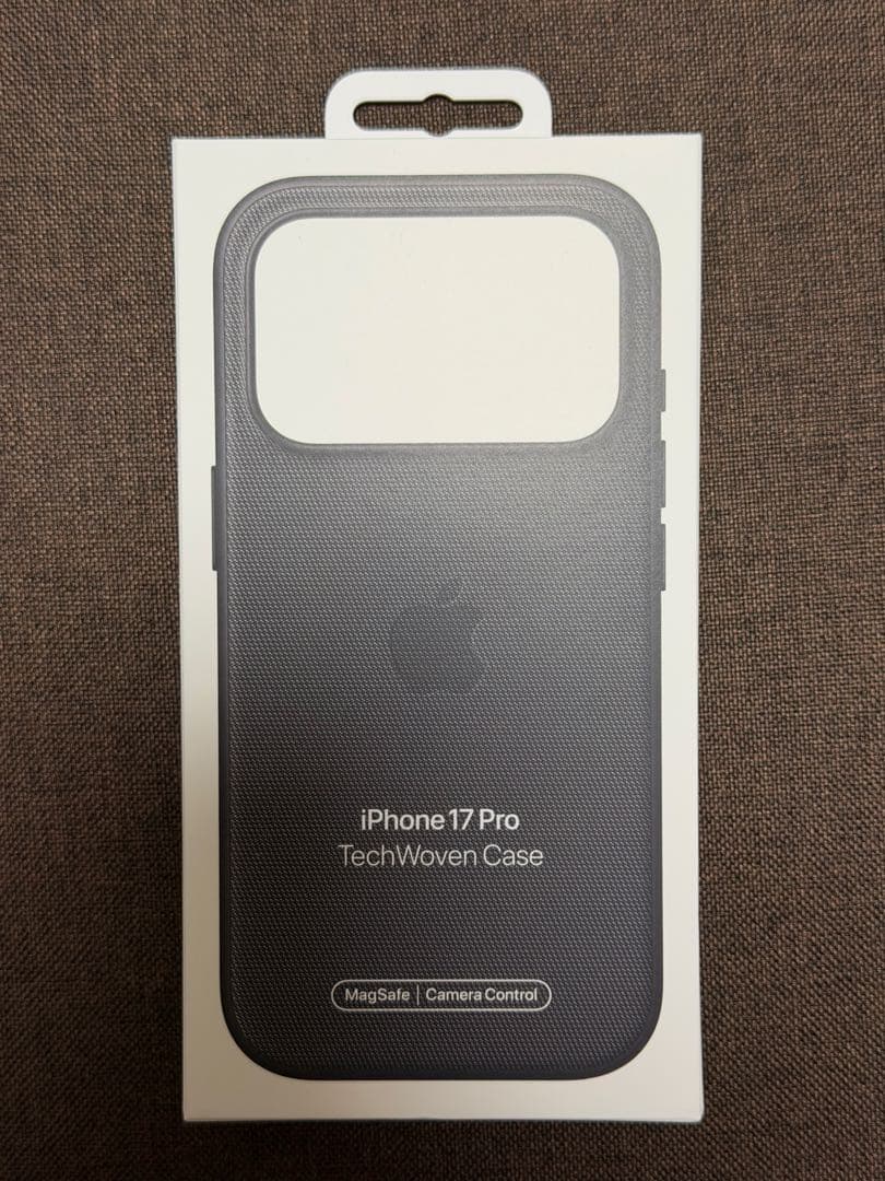 試着のみiPhone 17 Pro TechWoven Case ブラック