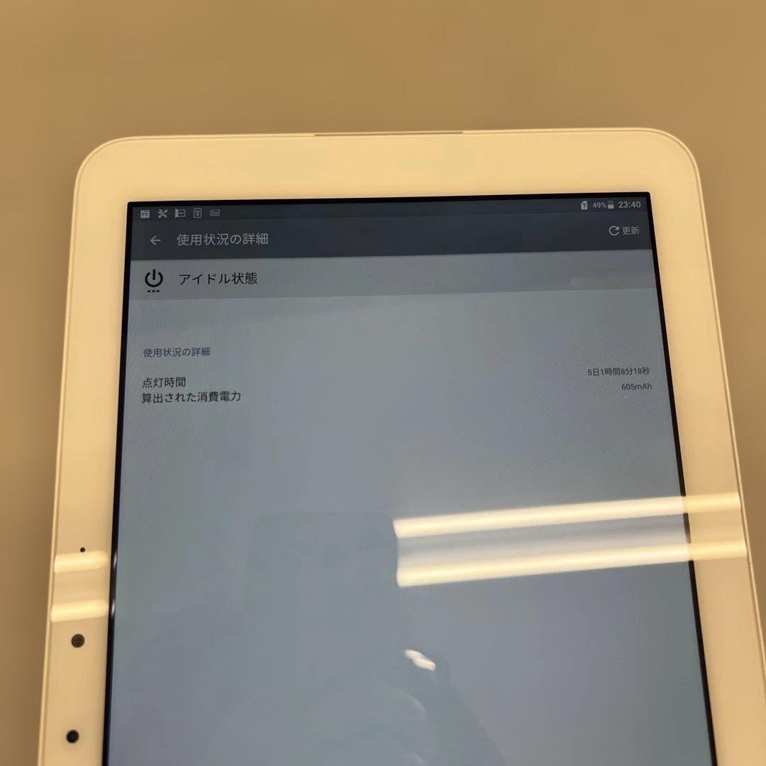 512001 au Qua tab QZ10 KYT33SWA オフホワイト
