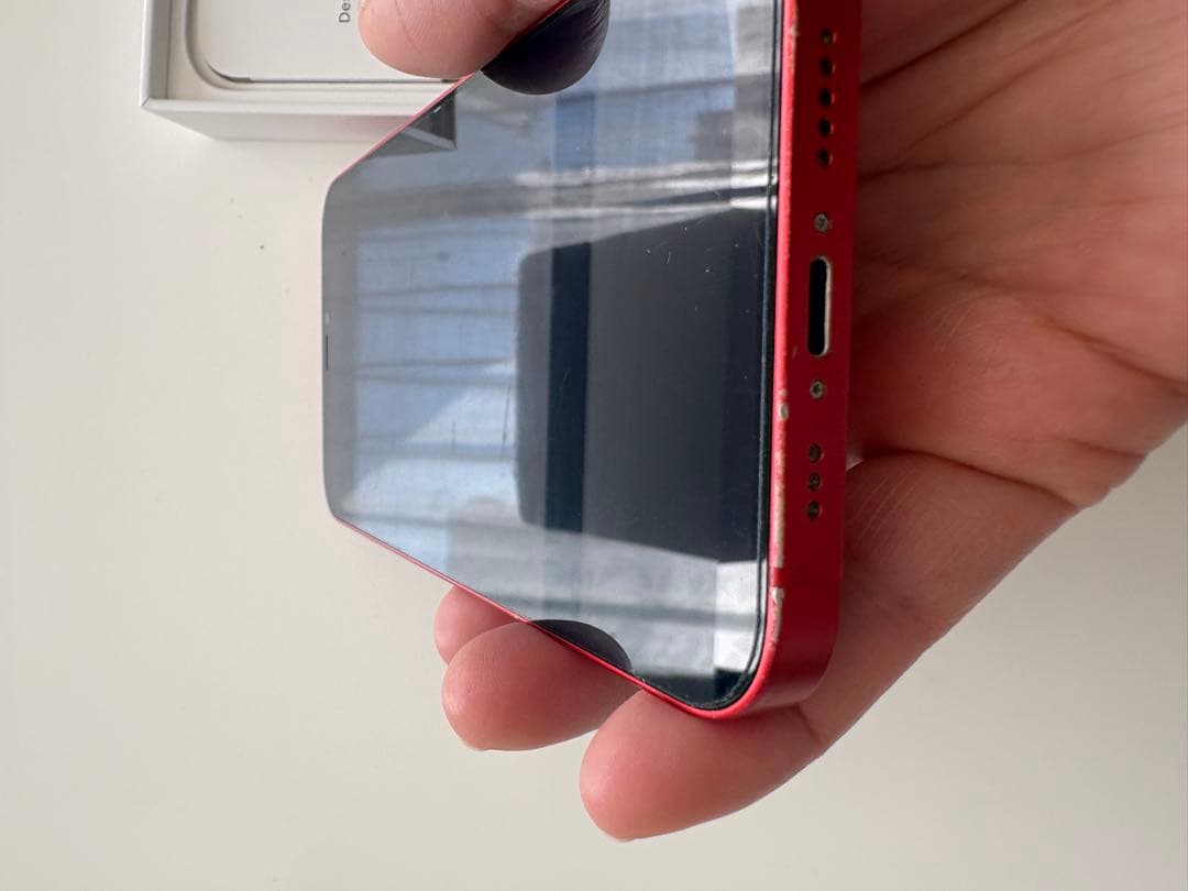 iPhone12 赤 64GB SIMフリー 付属品あり 携帯 スマートフォン