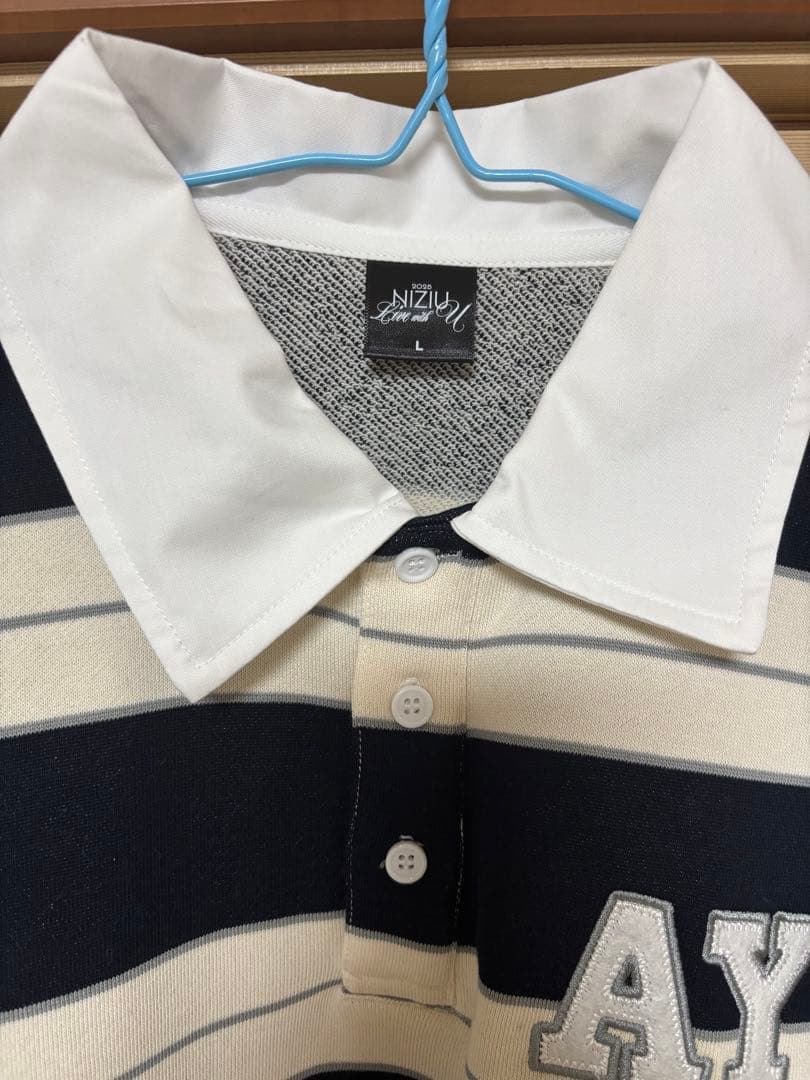 NiziU アヤカ　ボーダーTシャツ Lサイズ