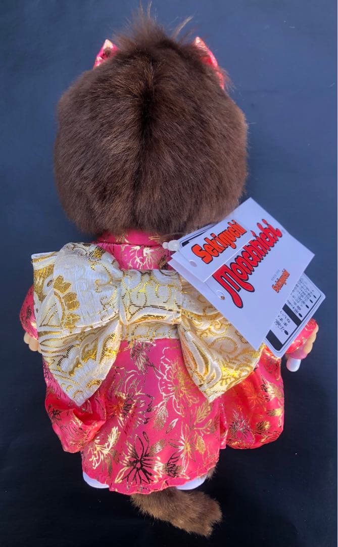 お買得‼️レア　正規品　新品　タグ付　着物モンチッチぬいぐるみ Sサイズ3set❣️