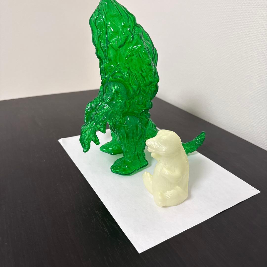 清*丸様 M1号　エドラクリアグリーン　赤ちゃんゴジラ　セット