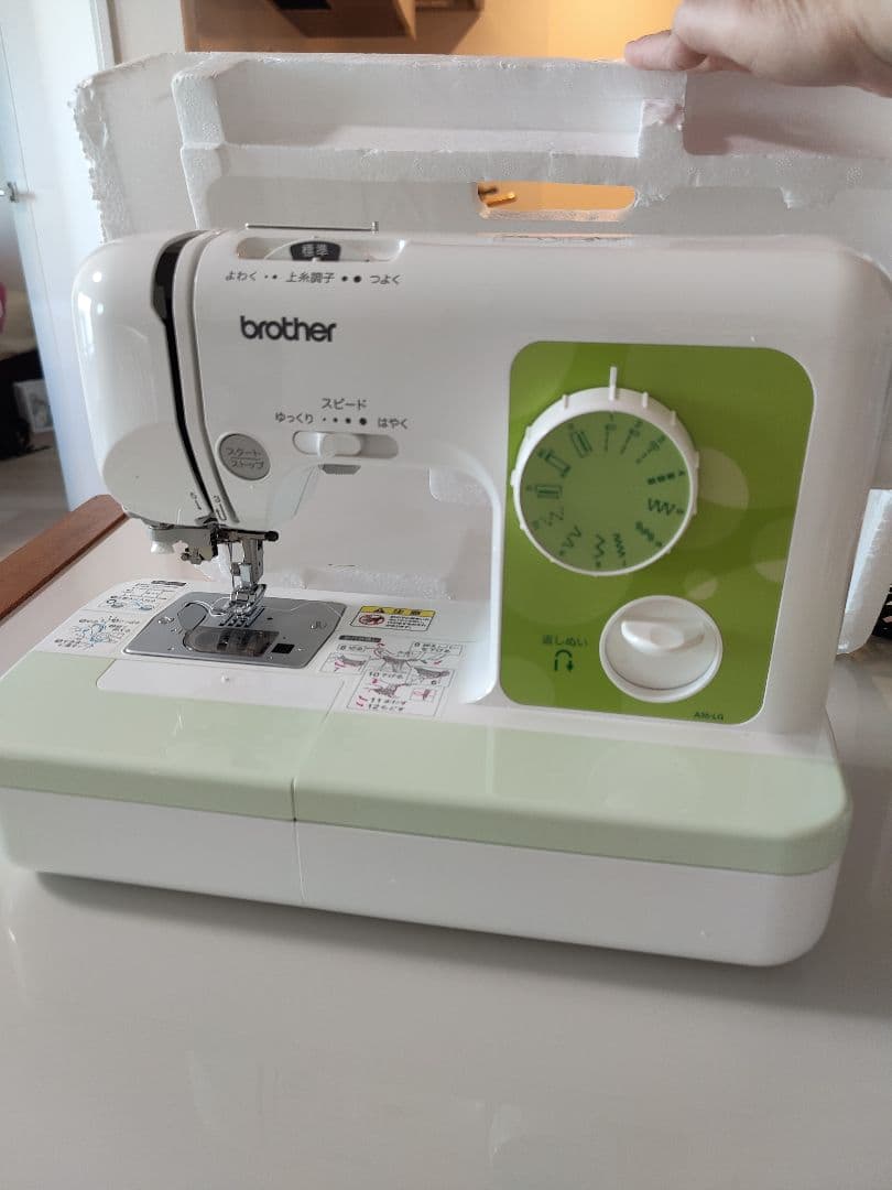 ブラザー電子ミシンA35-LG(ELU52)説明書あり