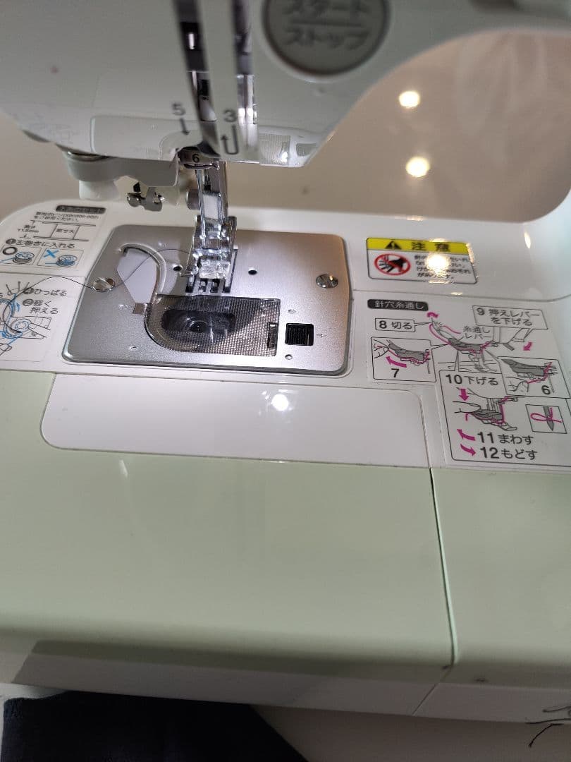 ブラザー電子ミシンA35-LG(ELU52)説明書あり