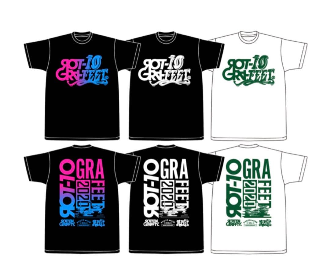 10-FEET ROTTENGRAFFTY KYOTO MUSE コラボシャツ