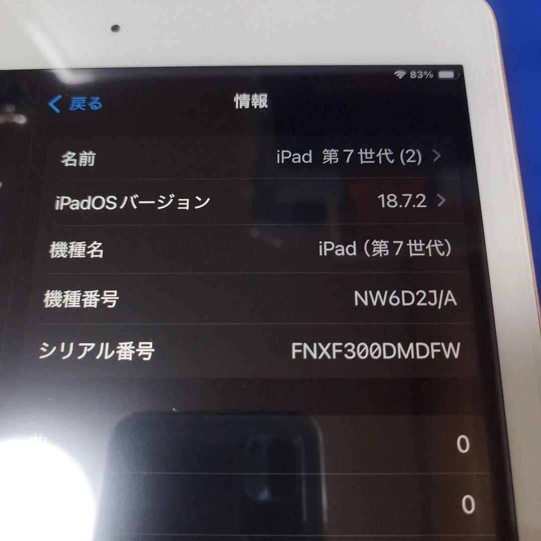 iPad 第7世代 セルラーモデル 32GB