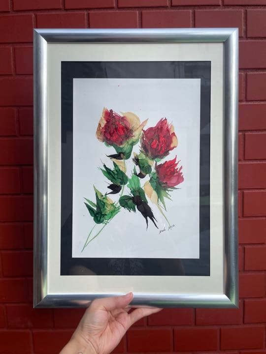 絵画 Red Rose