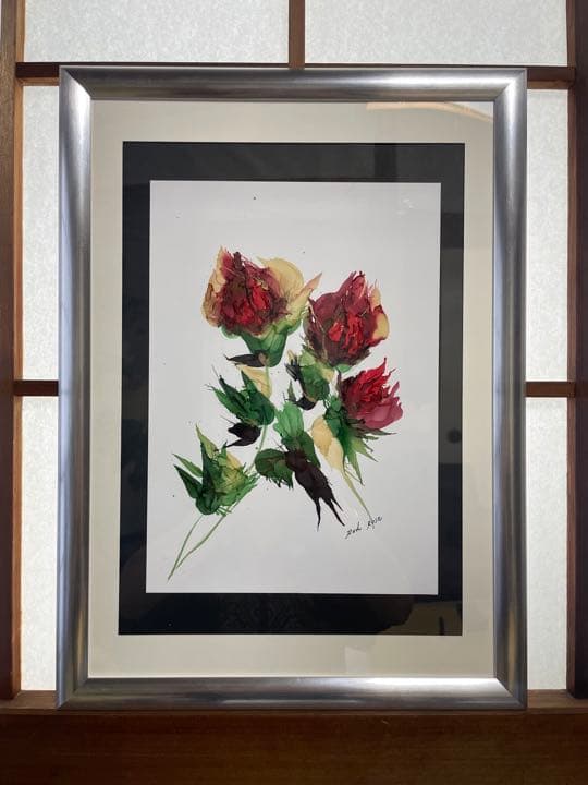 絵画 Red Rose
