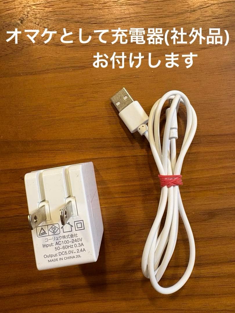 ドコモ docomo らくらくフォン ホワイト 白 F-01M 4G 充電器付き