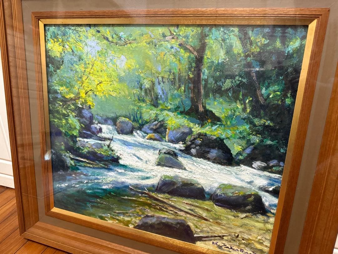 53.「初夏の奥入瀬」髙橋一善 油絵