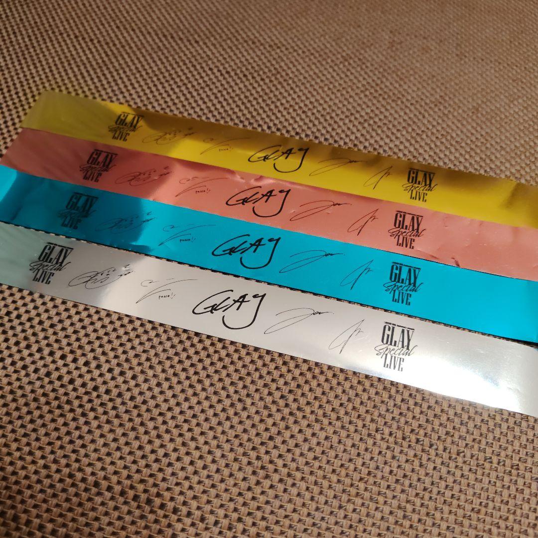 GLAY Special LIVE記念アクリルブロック未開封&銀テープ&レシート