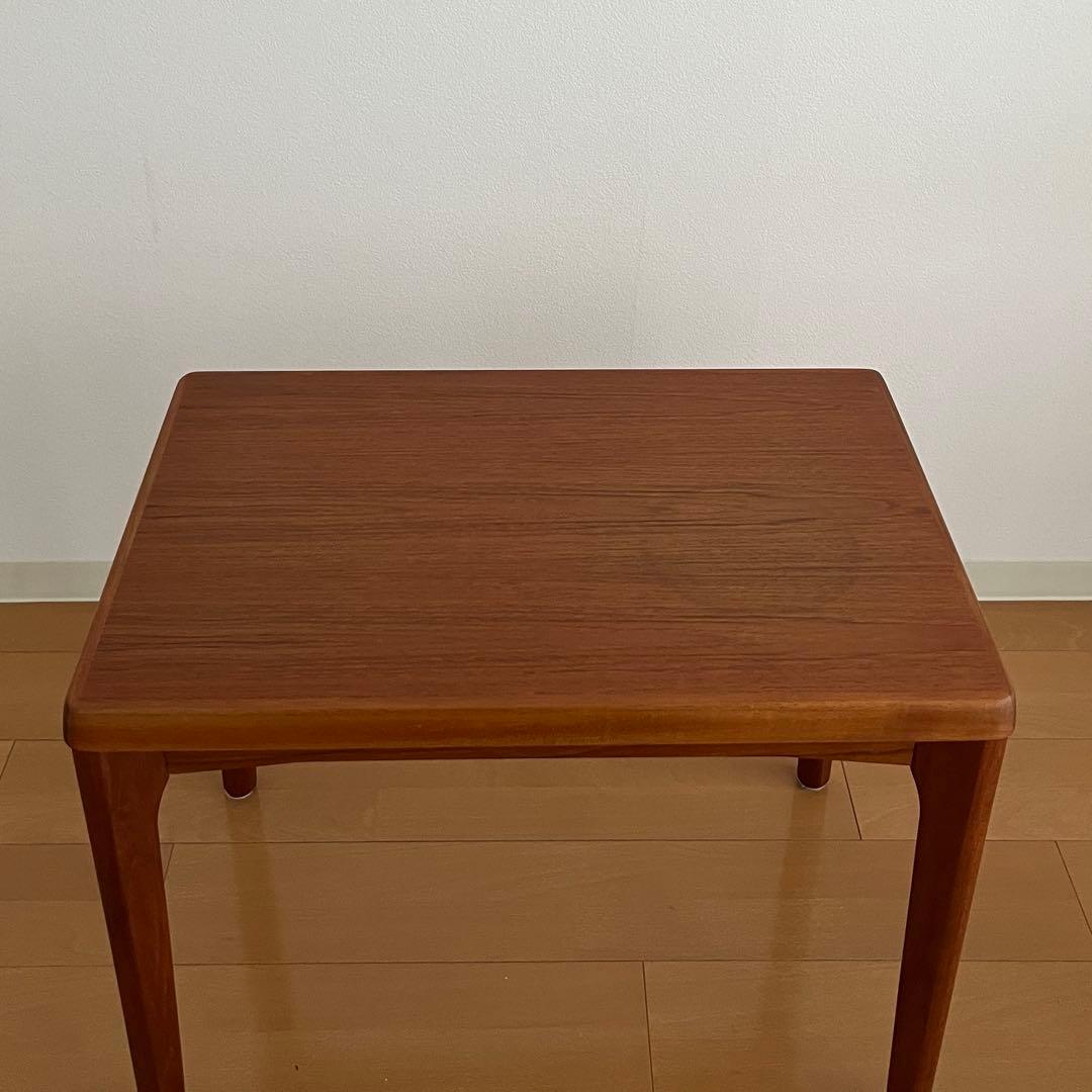 デンマーク チーク材　ローテーブル　ビンテージ