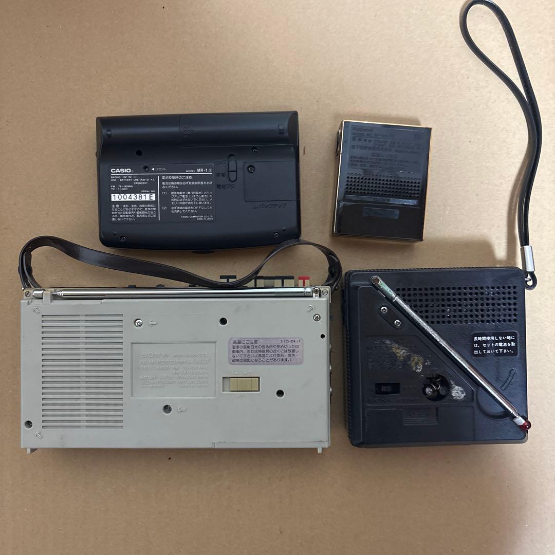 ラジオ 4個 故障品 72