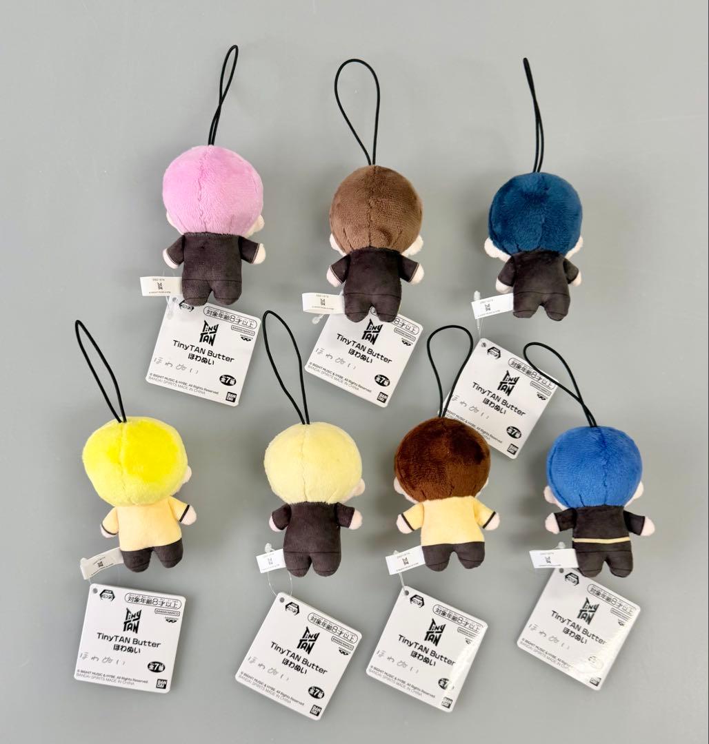 TinyTAN Butter ほわぬい ぬいぐるみ マスコット BTS 全7種類