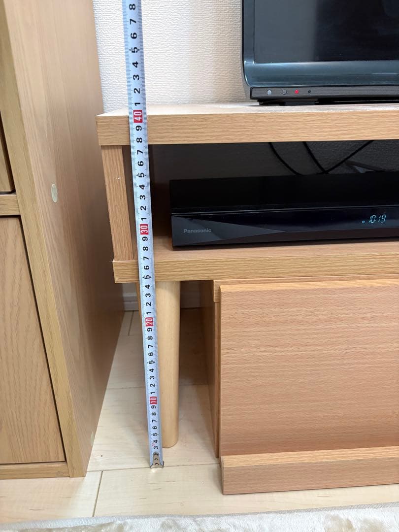 ナチュラル木製テレビ台