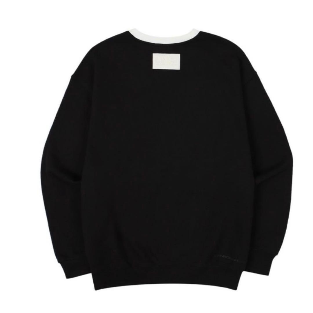 BTS MONOCHROME クルーネックシャツ 黒 Mフォトカード付き