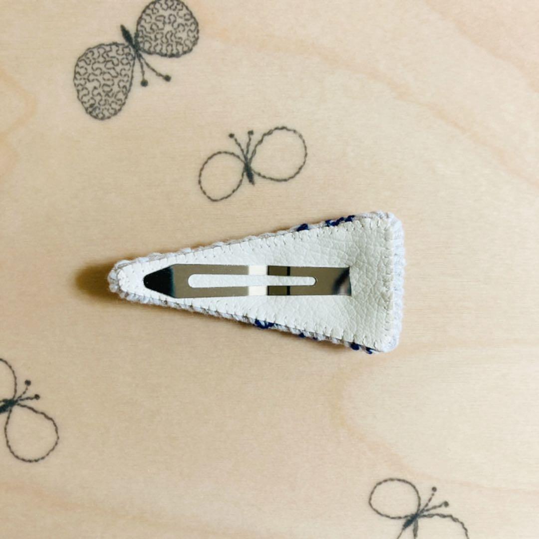 minä perhonen パッチンピン  7cmトライアングル　#341