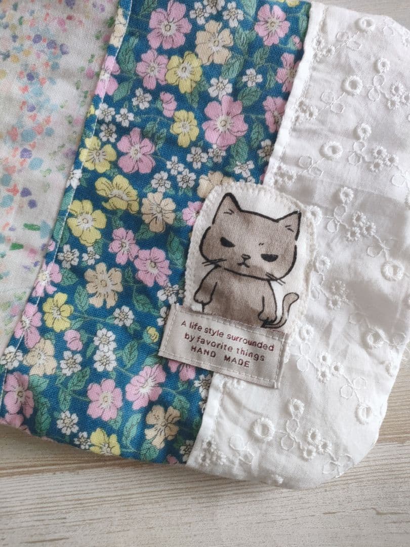1点のみ出品　fuwara 8重ガーゼ　ハンカチ　パッチワーク