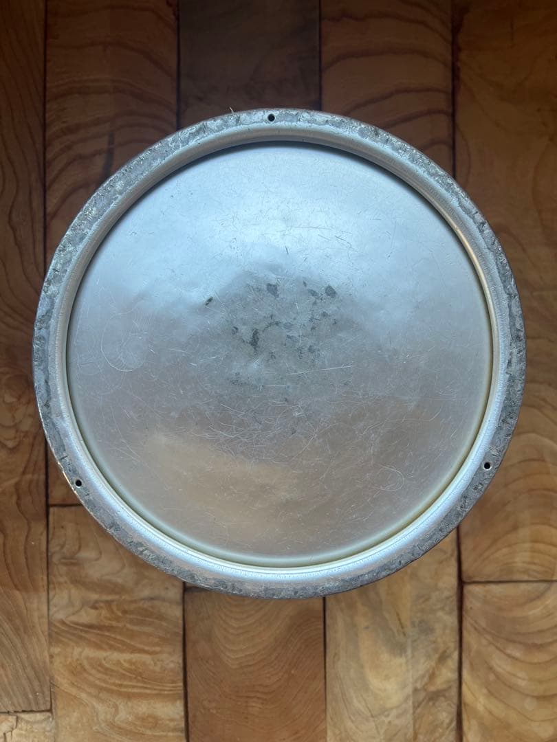 レトロ　給食アルミケース丸型　１０Ｌ