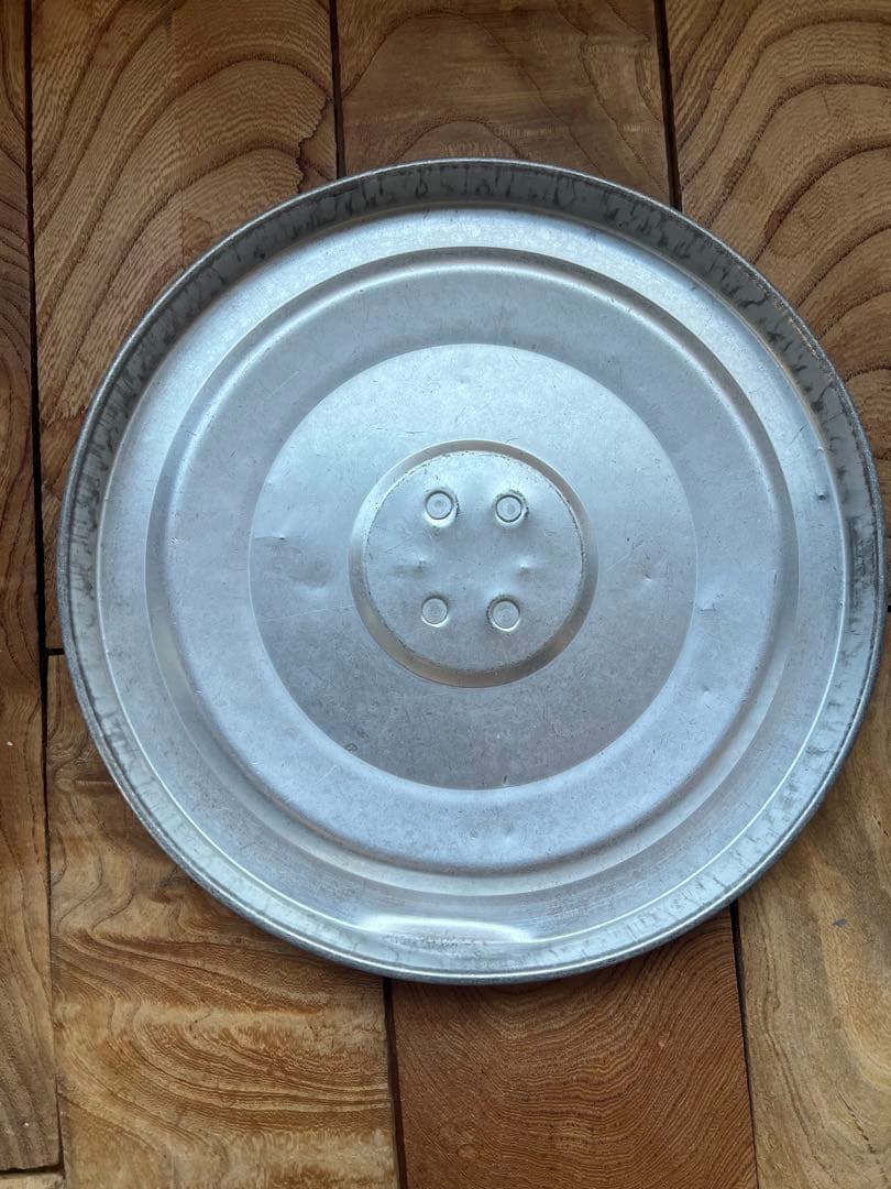 レトロ　給食アルミケース丸型　１０Ｌ