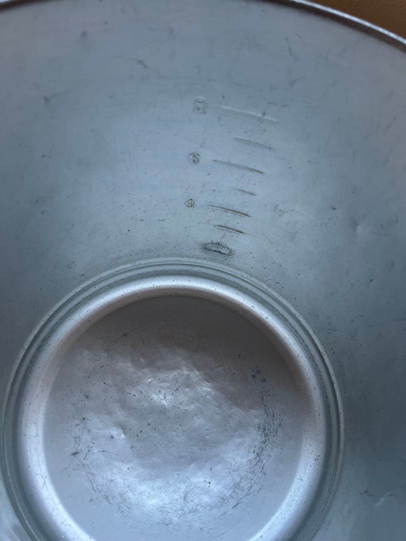 レトロ　給食アルミケース丸型　１０Ｌ