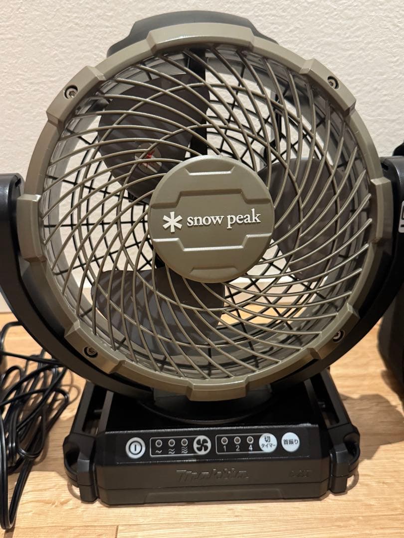 美品 peak スノーピーク　フィールドファン　マキタ