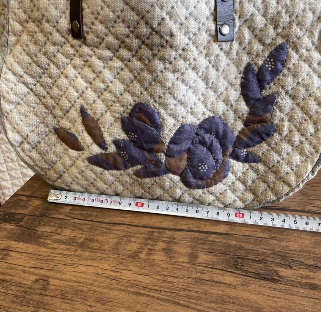 ハンドメイド　パッチワークトートバック