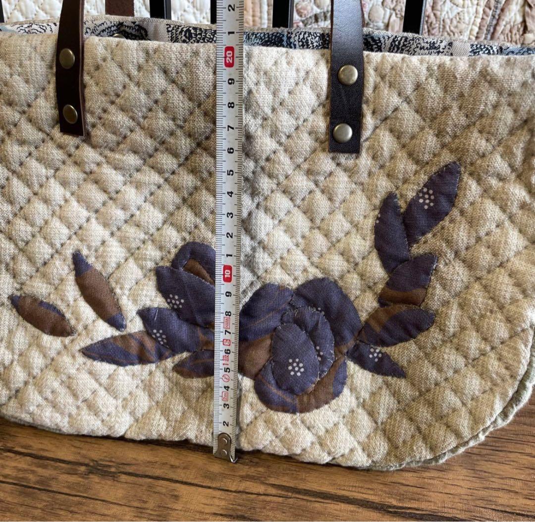 ハンドメイド　パッチワークトートバック