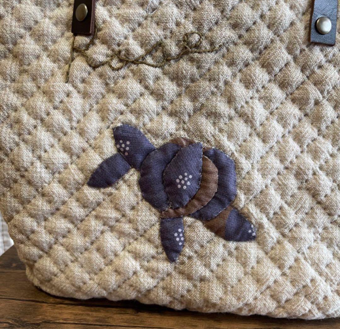 ハンドメイド　パッチワークトートバック