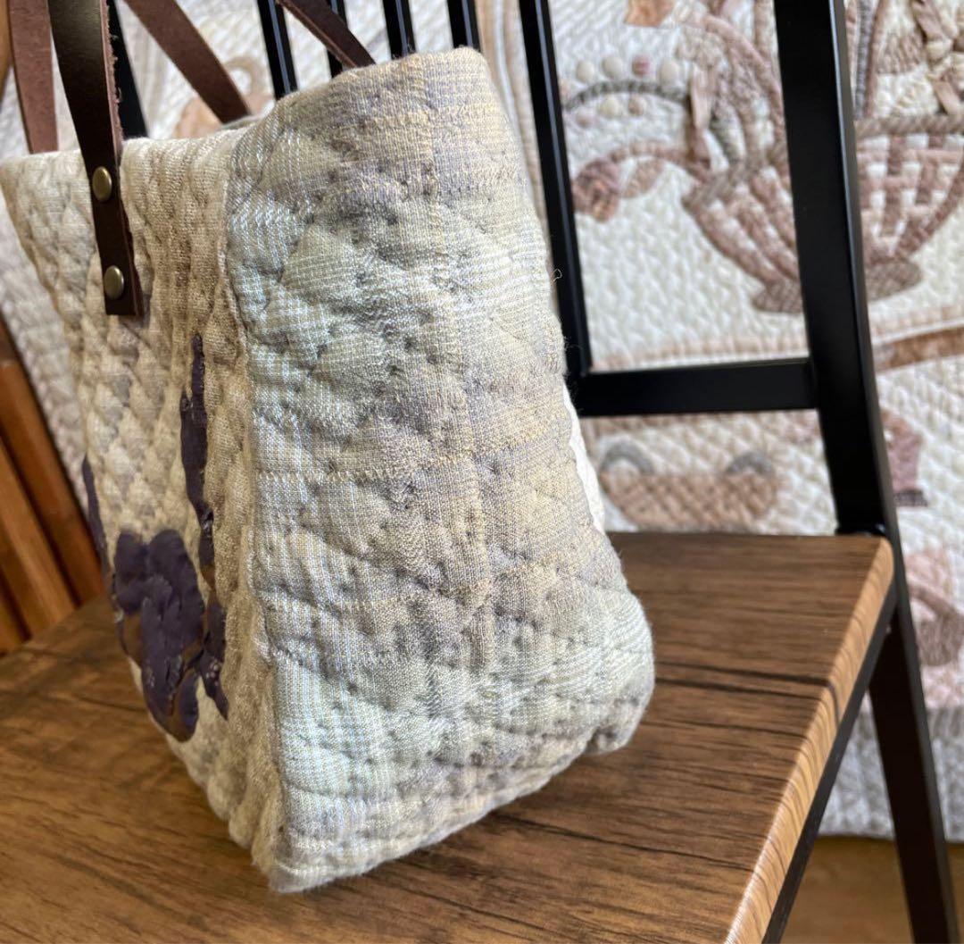 ハンドメイド　パッチワークトートバック