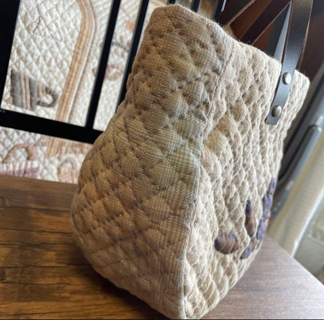 ハンドメイド　パッチワークトートバック
