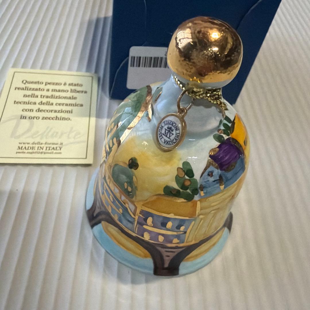 バチカン美術館　サン・ピエトロ大聖堂モチーフ 陶器ベル
