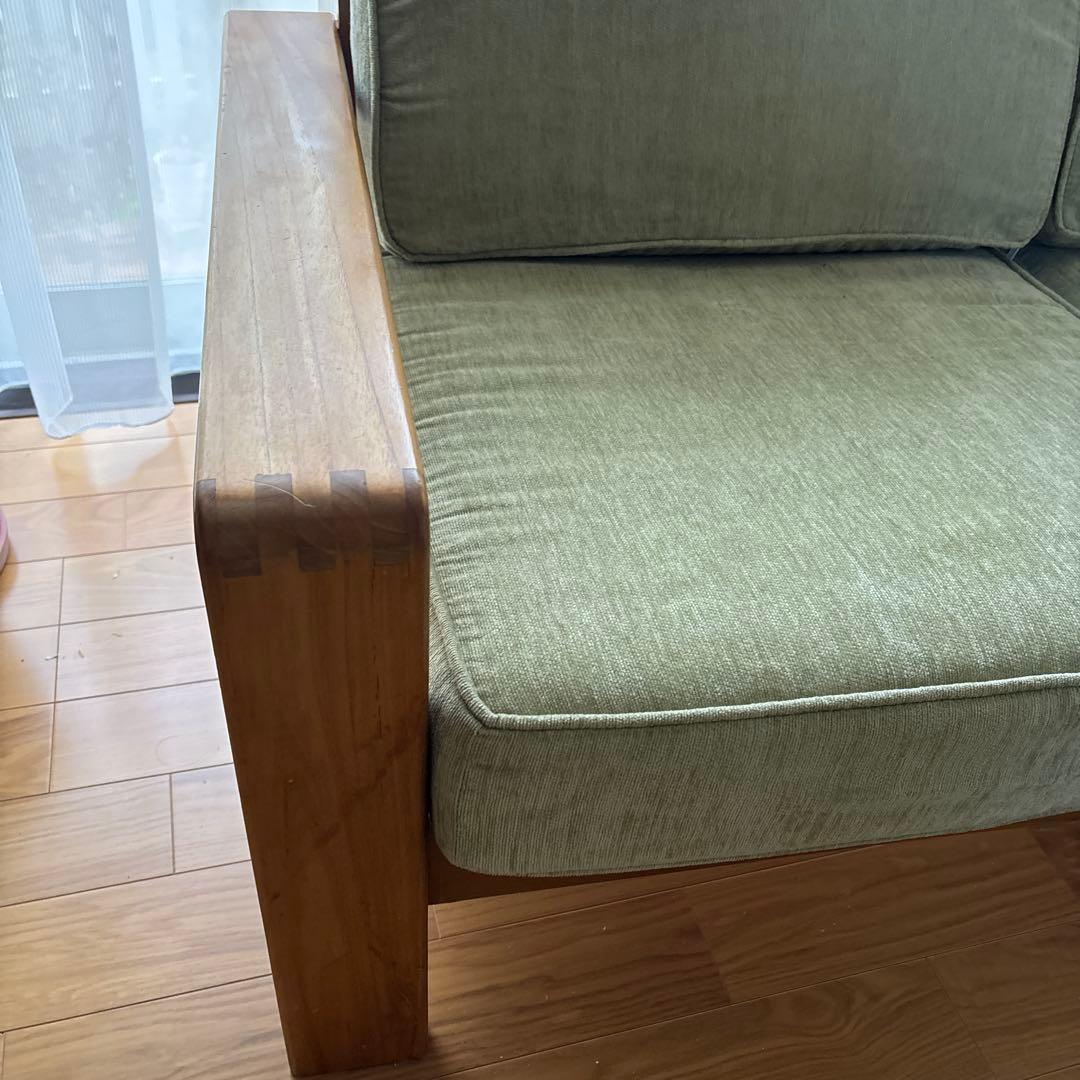 スキャンティーク（SCANTEAK)の2人掛けソファ