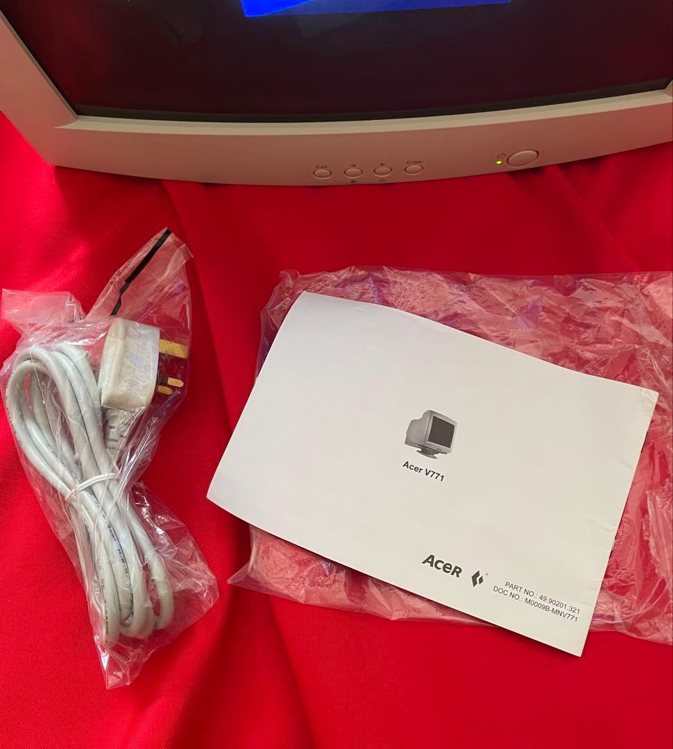 CRTモニター ACER V771 & x68000用メモリ増設ボード