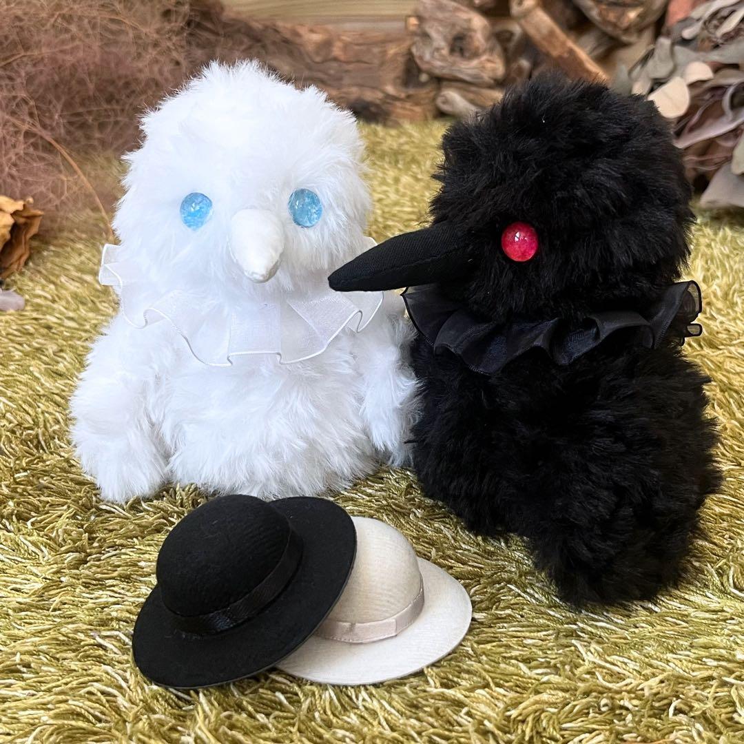 【sample】　あみぐるみ　オーダーメイド　ぬいぐるみ　アートドール　カラス