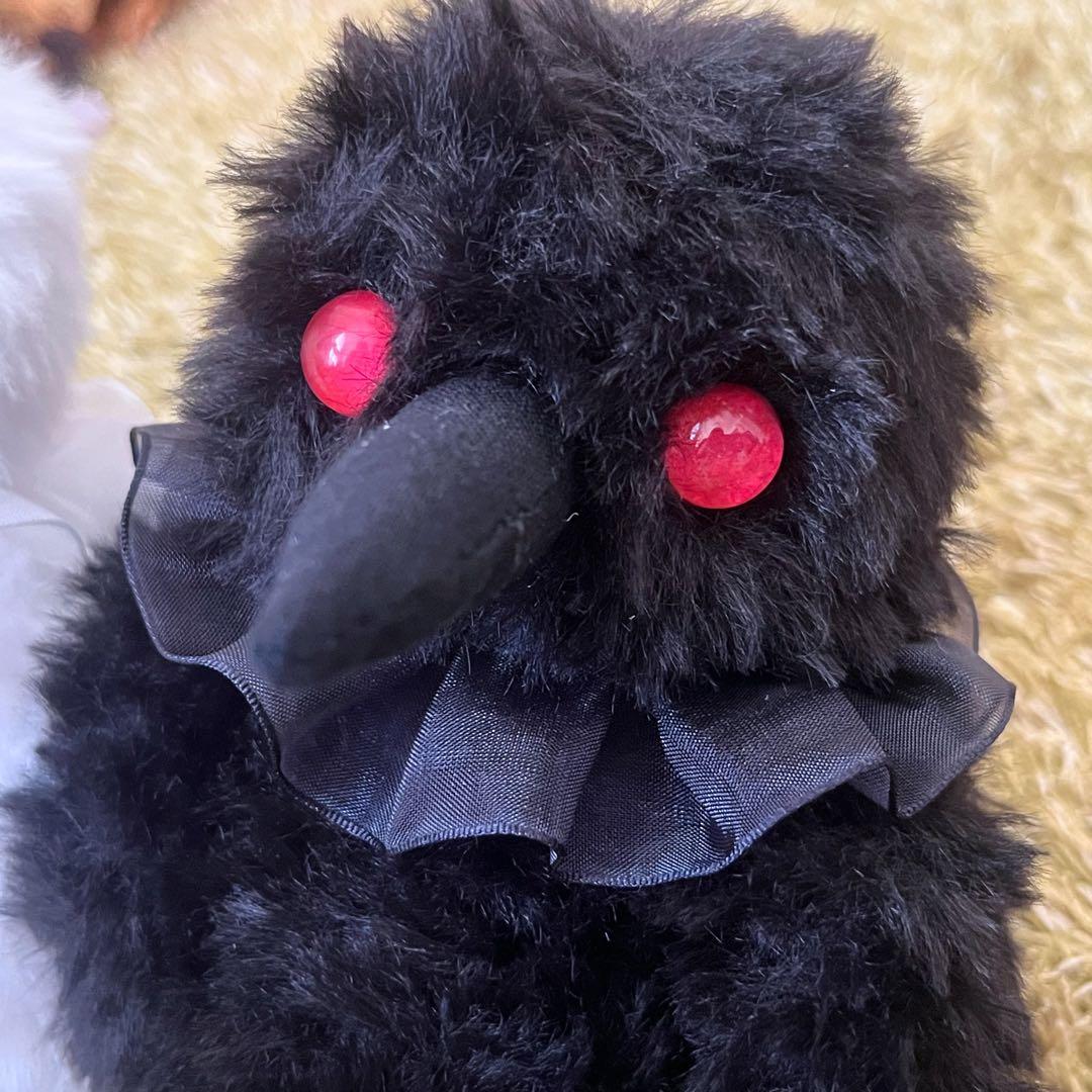 【sample】　あみぐるみ　オーダーメイド　ぬいぐるみ　アートドール　カラス