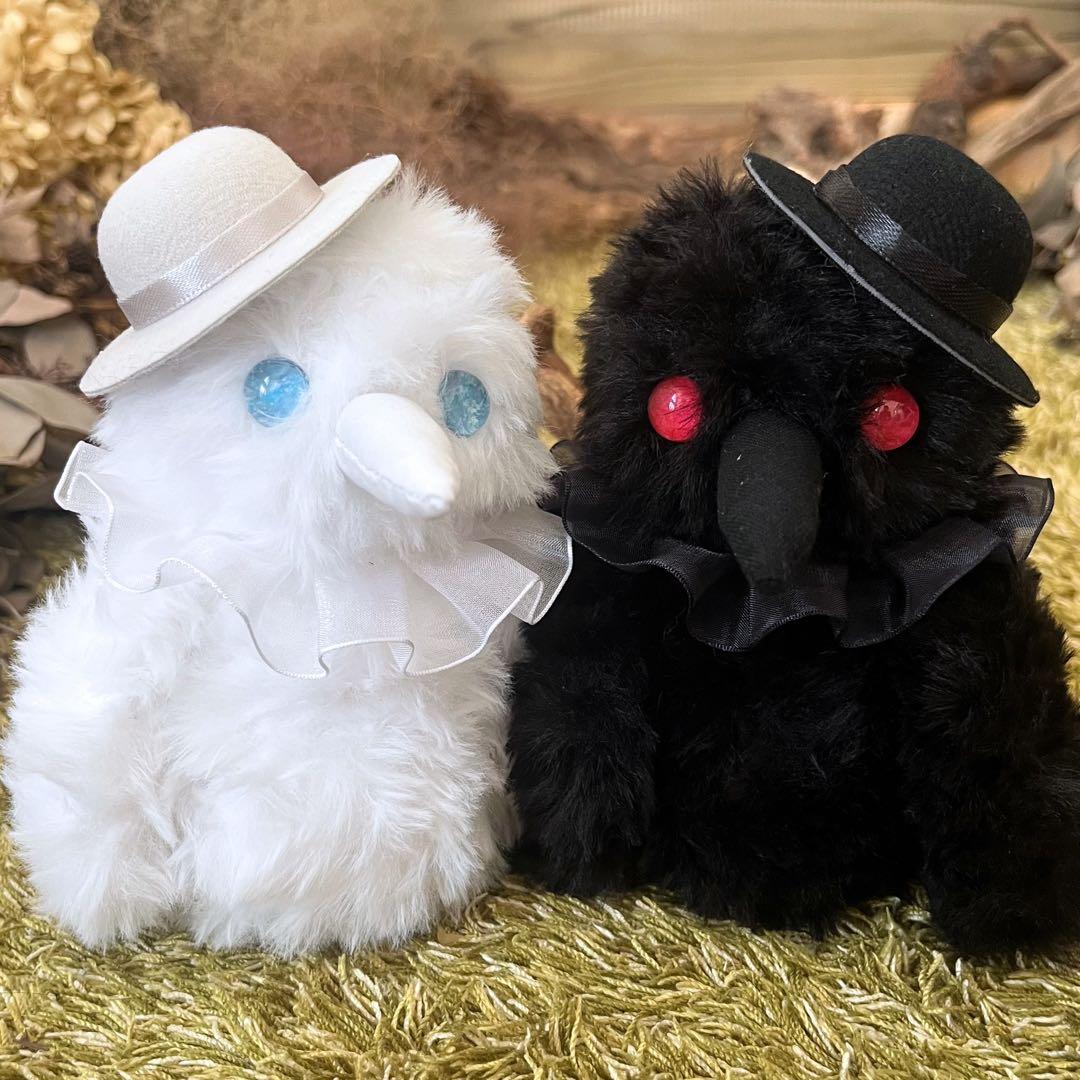 【sample】　あみぐるみ　オーダーメイド　ぬいぐるみ　アートドール　カラス