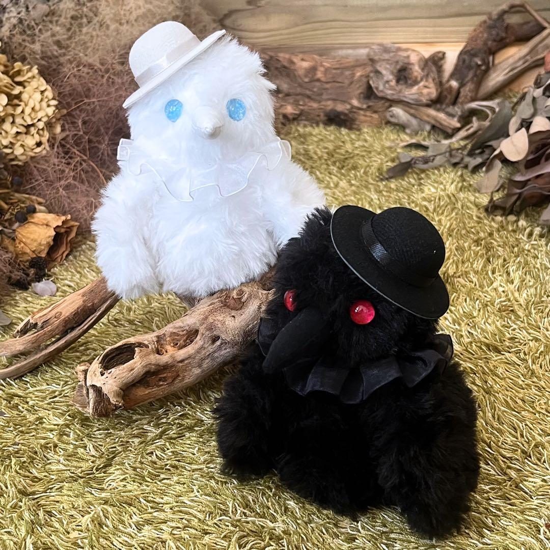 【sample】　あみぐるみ　オーダーメイド　ぬいぐるみ　アートドール　カラス