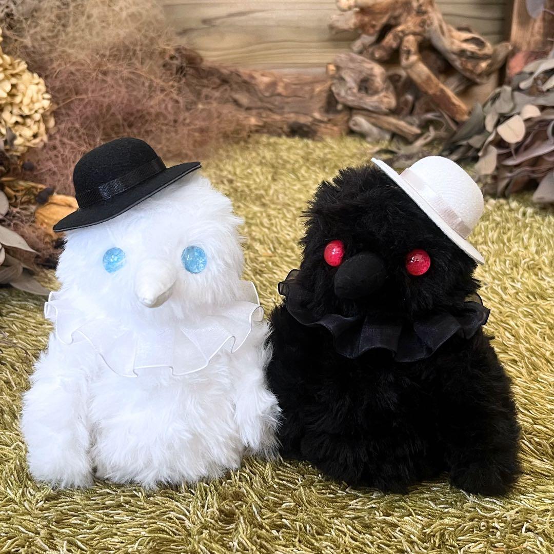 【sample】　あみぐるみ　オーダーメイド　ぬいぐるみ　アートドール　カラス