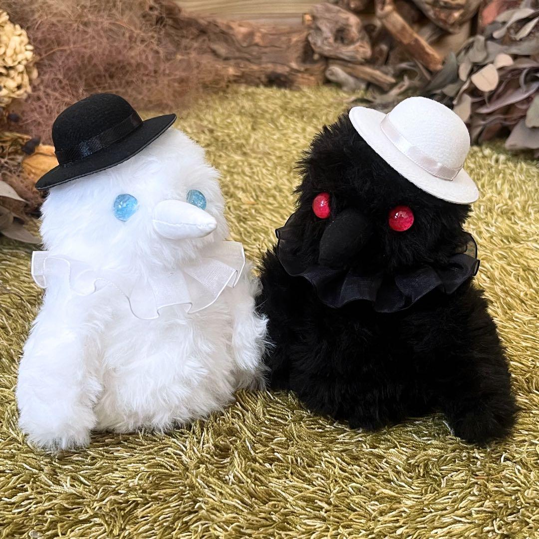 【sample】　あみぐるみ　オーダーメイド　ぬいぐるみ　アートドール　カラス