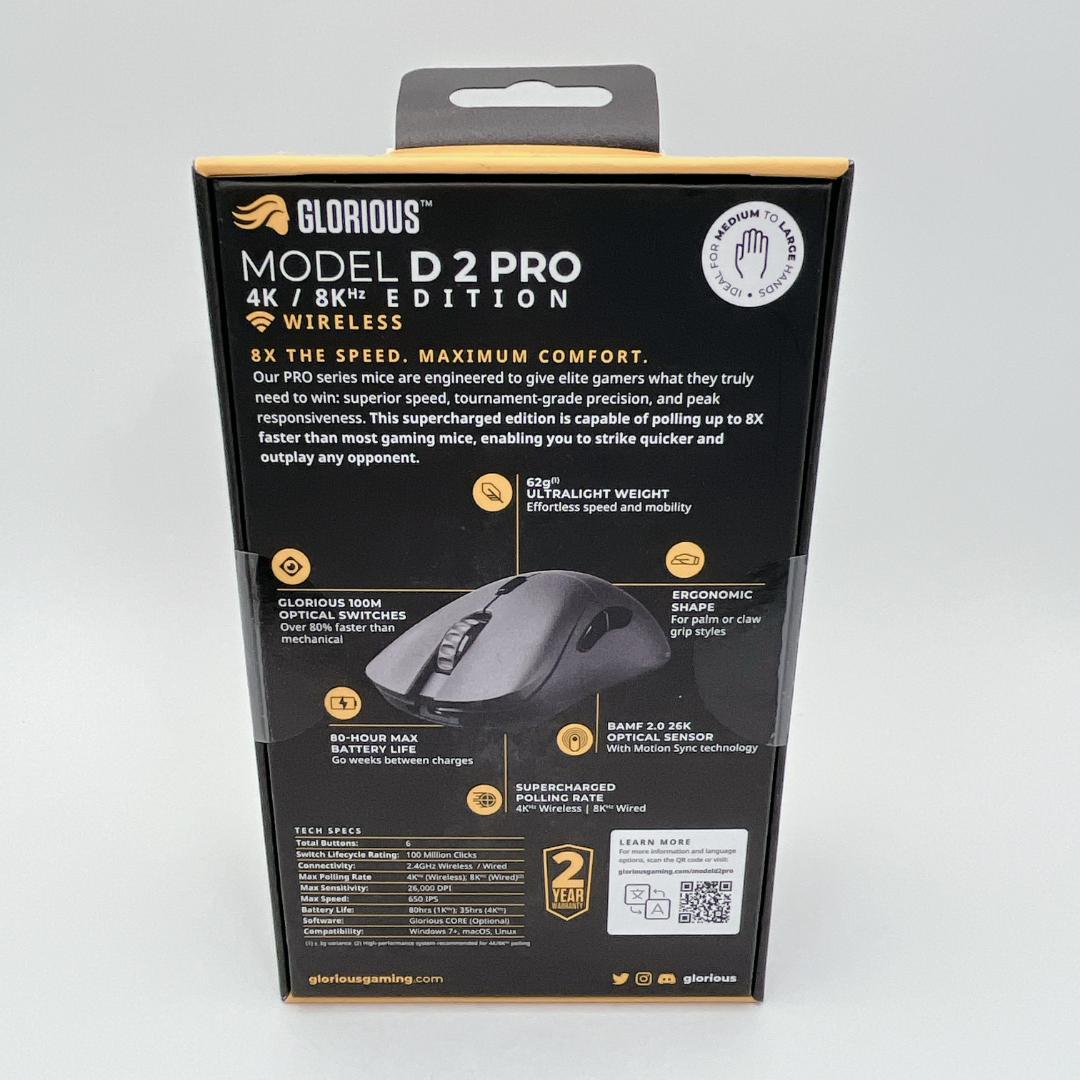 Glorious MODEL D 2 PRO グロリアス ゲーミングマウス
