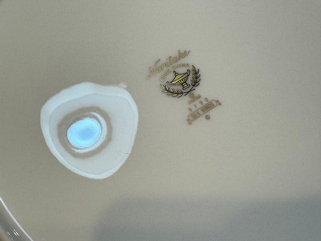 A7153【ノリタケ】シルクウインド 大皿 27cm プレート 2枚