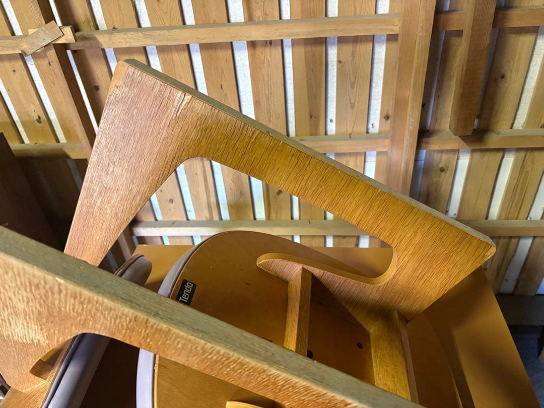 天童木工 低座椅子TENDO 長大作 デザイナーズチェア B