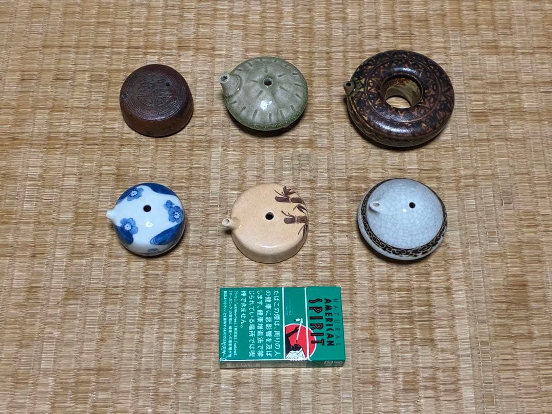 茶道具 陶器の水滴 6点 まとめて