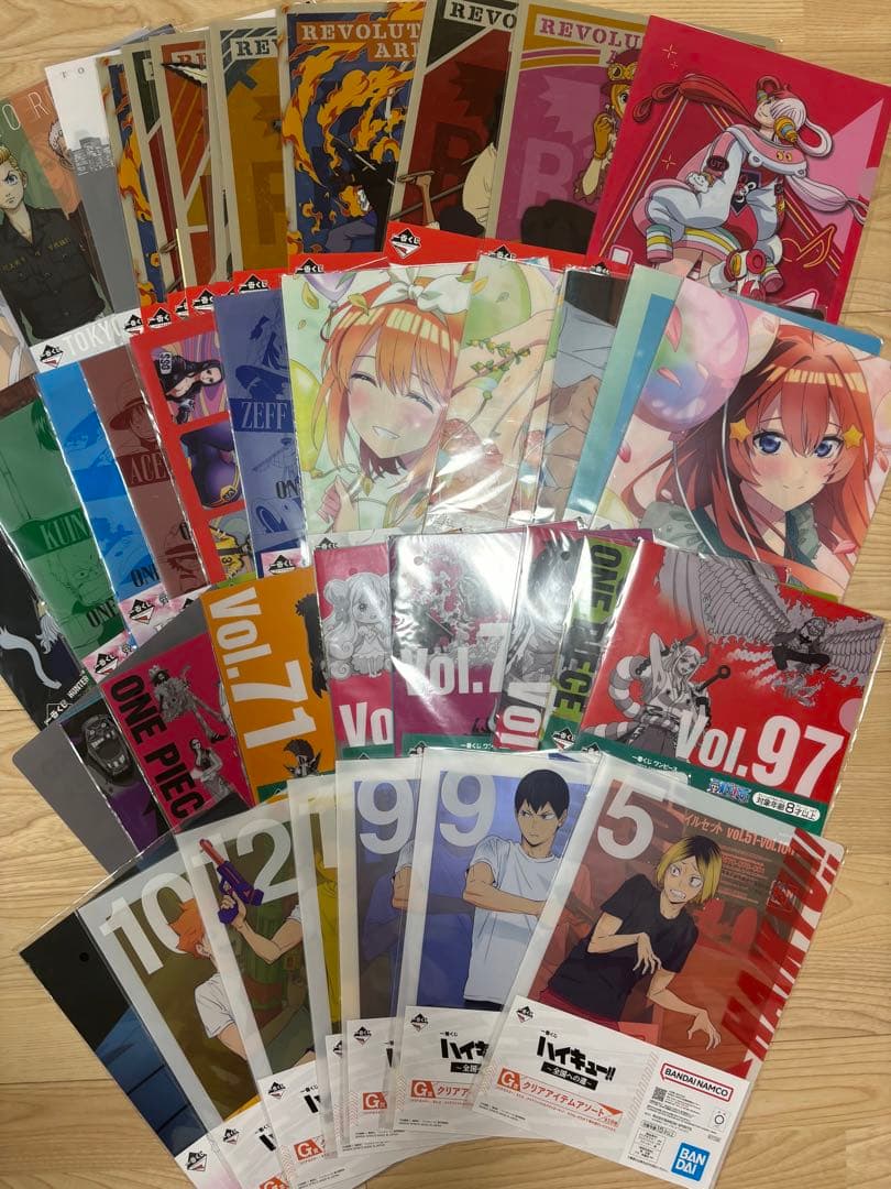 ノンジャンル アニメキャラ クリアファイル 大量 まとめ売り