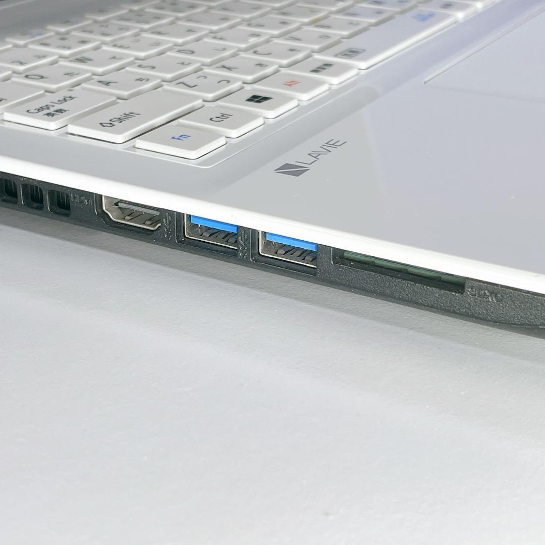 初期設定済！動画視聴に✨Win11+快適SSD✨NECカメラ付ノートパソコン薄型