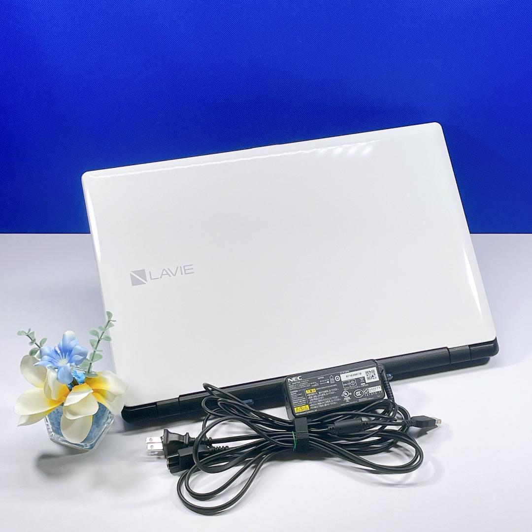 初期設定済！動画視聴に✨Win11+快適SSD✨NECカメラ付ノートパソコン薄型