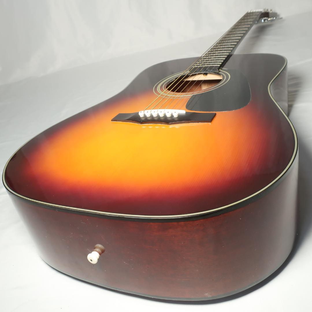 弦交換美品 Morris M-205 アコースティックギター タバコサンバースト